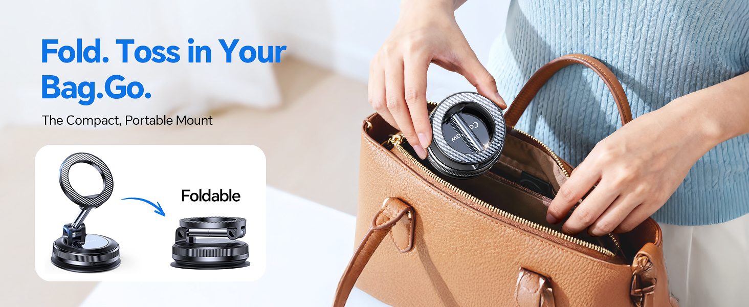 vacuum magnetic phone holder