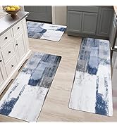 Pauwer Kitchen Rug Sets 3 Piece with Runner Farmhouse Kitchen Rugs and Mats Non Skid Washable Cus...