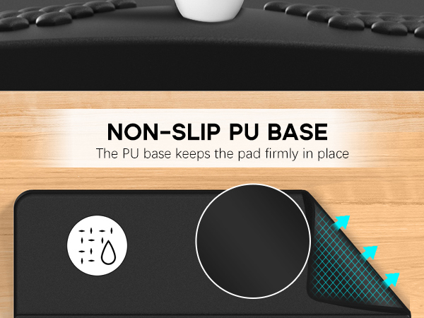 key board pad with wrist rest