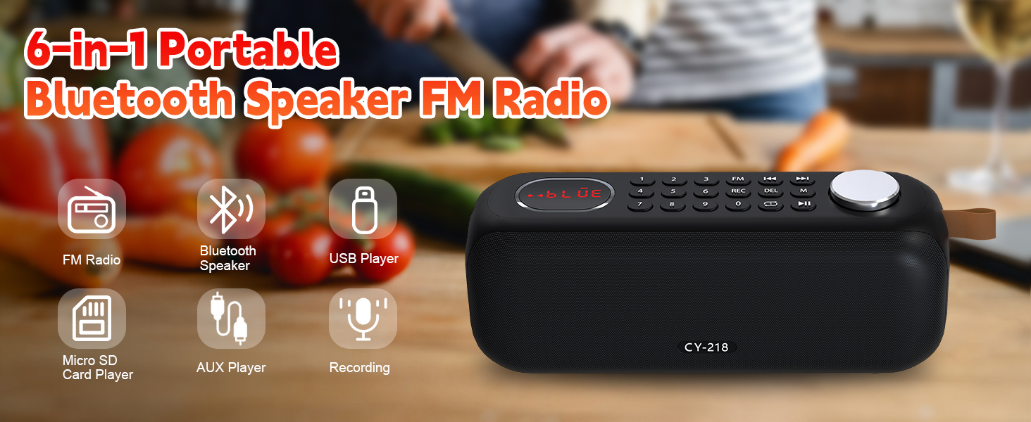 Bluetooth Speaker Radio