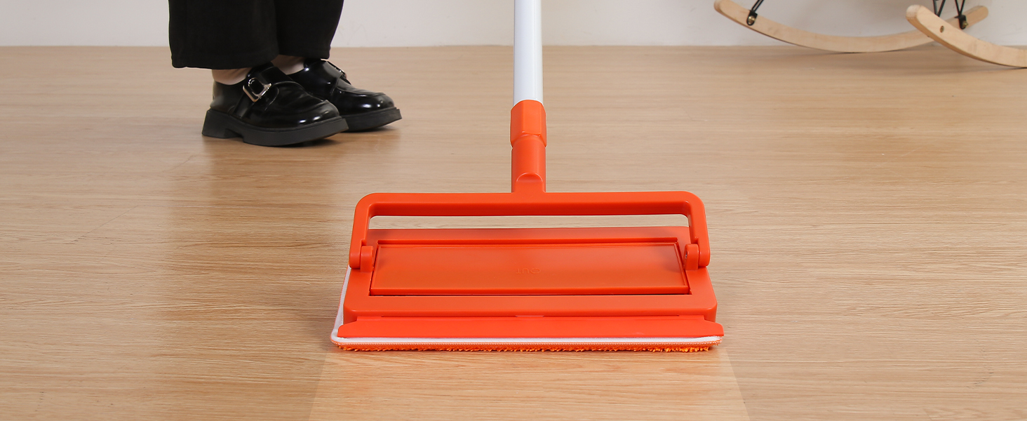 Not just a blade cleaner tool but also a floor sweeper mop with long handle for indoor cleaning