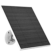 Solar Panel for Eufy Camera, 5W Solar Panel Charger Compatible with EufyCam, 5V Solar Panel with ...
