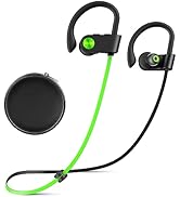 VRIFOZ Bluetooth Headphones, Bluetooth 5.3 IPX7 Waterproof Wireless Sports Earbuds for Workout Gy...
