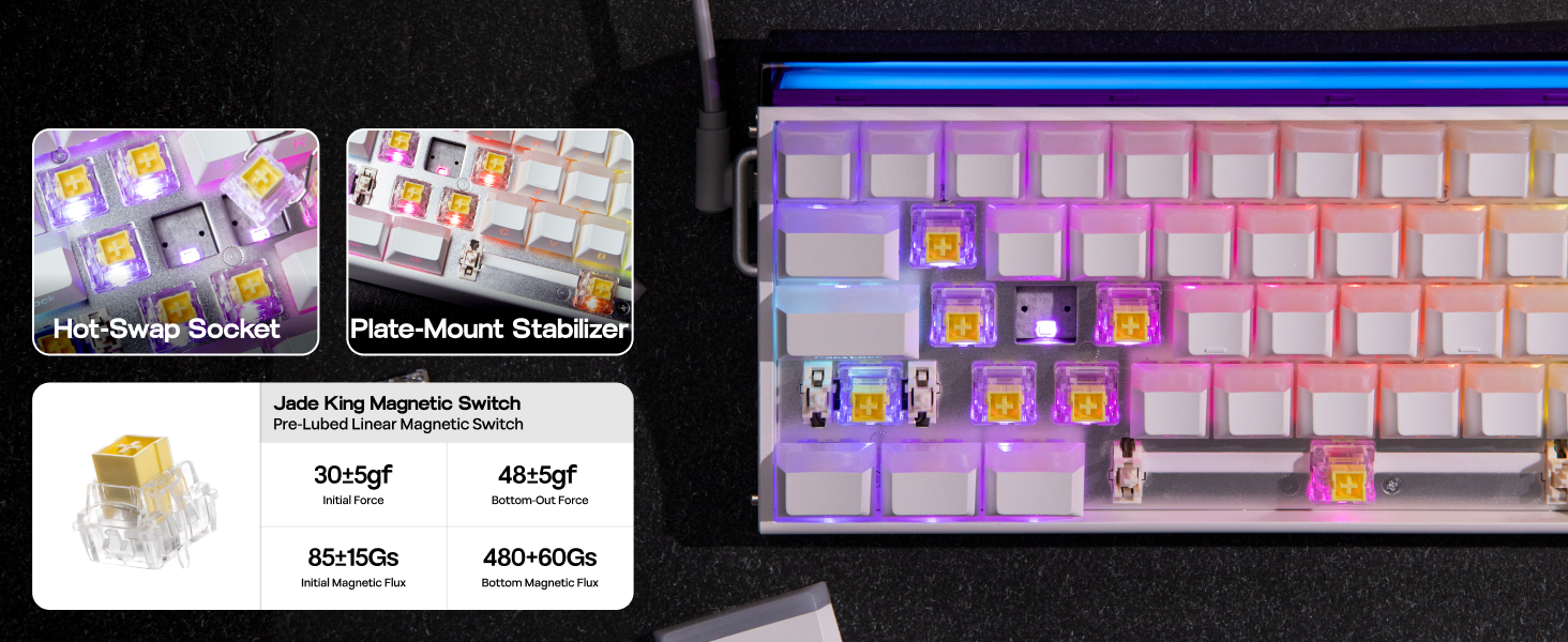 Wired Magnetic Gaming Keyboard