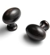 BEILEIOU Oval Oil Rubbed Bronze Cabinet Knobs, Zinc Alloy for Drawer Knobs for Dresser Cupboard W...