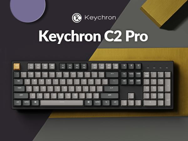 Keychron C2 Pro QMK/VIA Wired Mechanical Keyboard