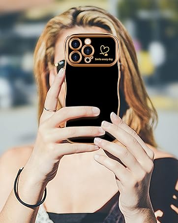 cute wave plating case for iphone