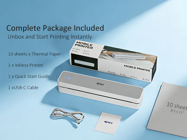 Inkless Portable Printer