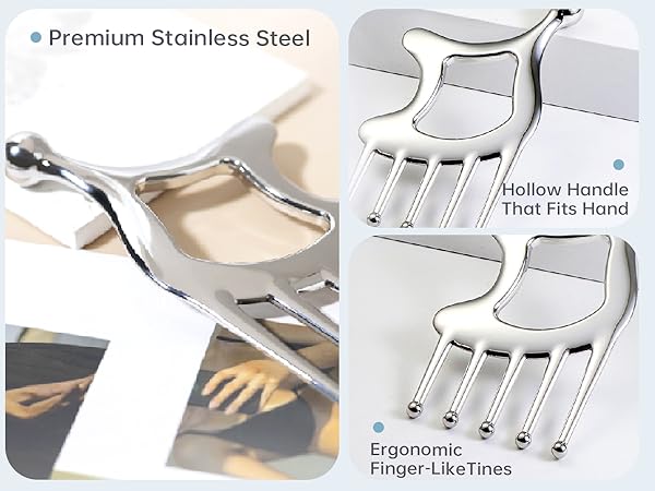 metal gua sha head scratcher scalp scraper scalp gua sha scalp massager gua sha comb for scalp