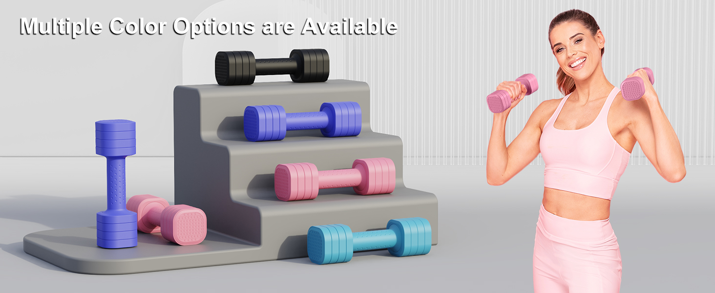 Adjustable Dumbbell Set of 2 Adjustable Weights Dumbbells Set Free Weights Dumbbells Set for Women