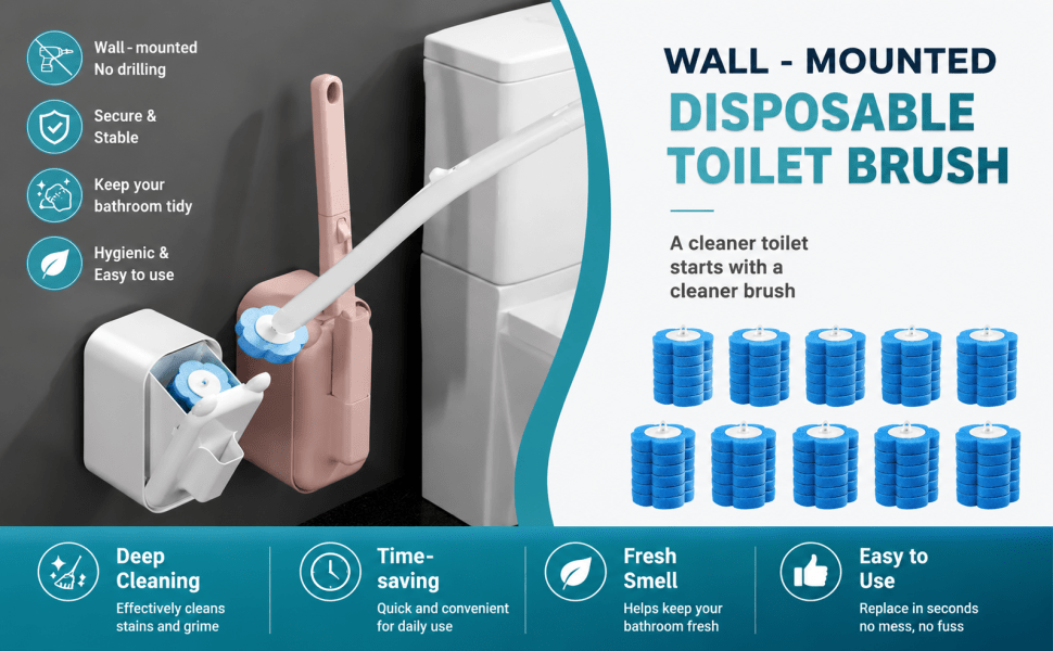 disposable toilet brush