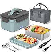 Herrfilk Electric Lunch Box Food Heater 100W, 4 in 1 Ultra Quick Heated Lunch Boxes for Adults 12...