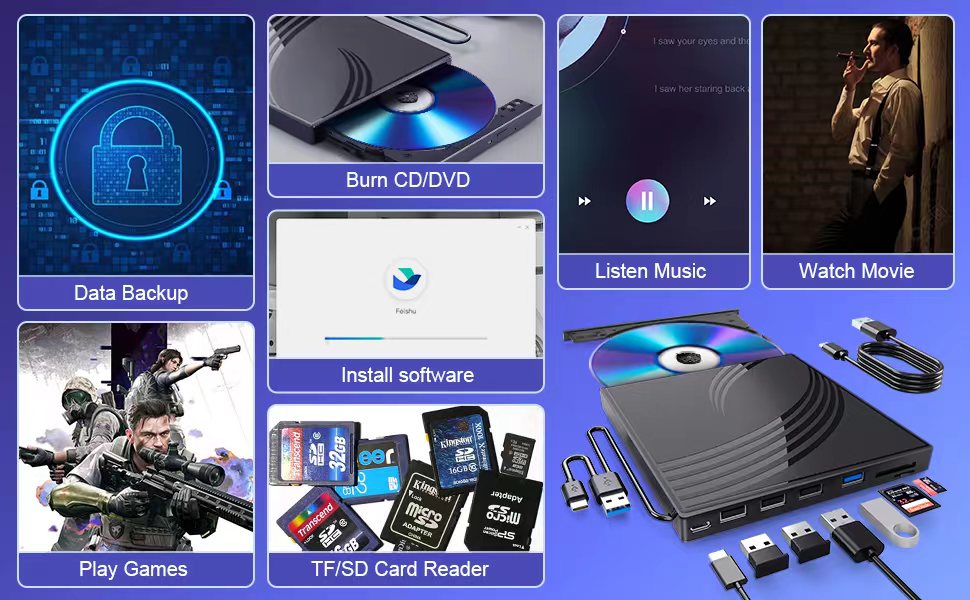 External CD/DVD Burner