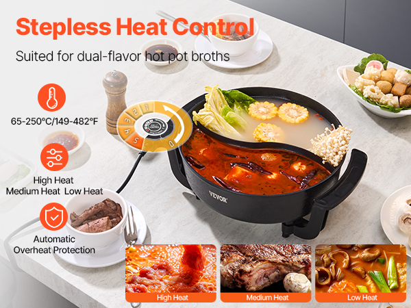 hot pot with divider