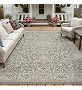 MontVoo-Outdoor Rug-Patio Rug 8x10 Polypropylene Indoor Outdoor Rugs Carpet for Patio Deck Balcon...