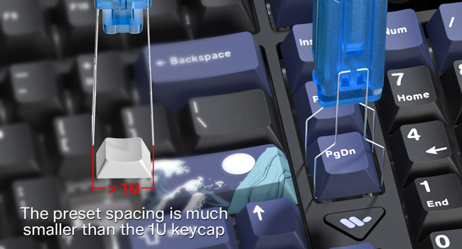Pinky control. Perfect fit.