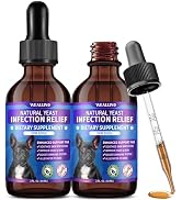 Natural Yeast Infection Treatment for Dogs | Probiotic-Powered Drops with 8-Herbal Blend | Suppor...