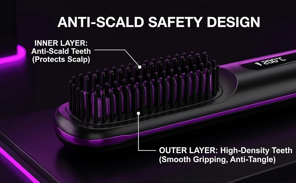Portable hair straightener