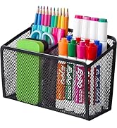 BEYGORM Magnetic Dry Erase Marker Holder, Mesh Pen Holder for Whiteboard and Refrigerator, Locker...