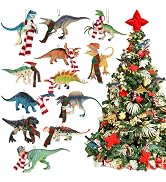 12 Pieces Dinosaur Ornaments