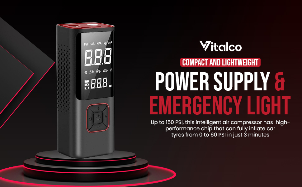 Compact Tire Inflator 