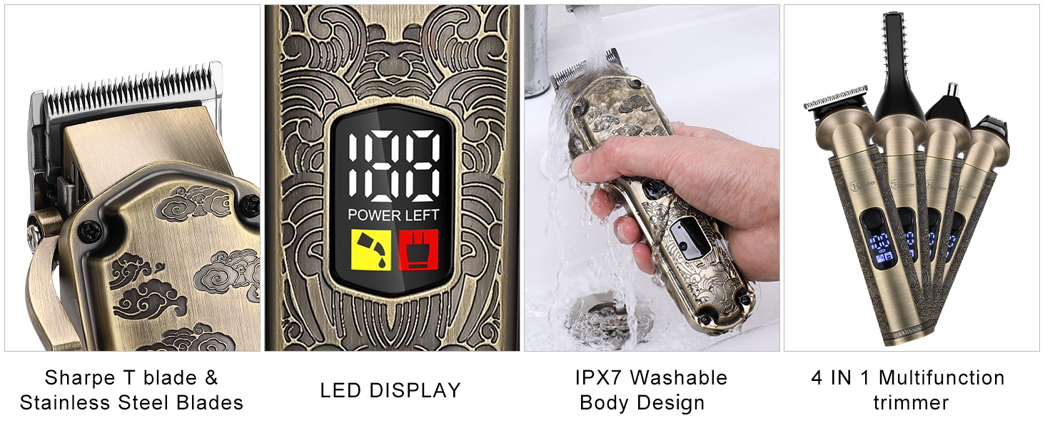 Sharp blade ,LED Display,Washable, Multifunction