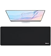 RAINYEAR Large Gaming Mouse Pad, Computer Mousepad with Anti-Slip Rubber Base, Smooth Large Keybo...