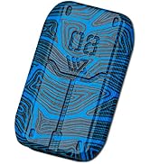 WANERSEN EDC Gear Shield Fidget Slider Finger Push Decompression ADHD Toys for Fun,G10 Blue