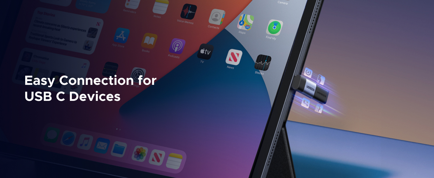 90 Degree USB C to USB C Adapter