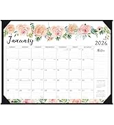 2026 Desk Calendar - Jan 2026 - Dec 2026, 12 Months Large Monthly Desk Calendar, 22" x 17", Desk ...