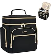 Hanke Large Toiletry Bag for Women Travel, Double Layer Organizer with Wide Opening for Full-Size...