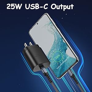 25W usb c car charger