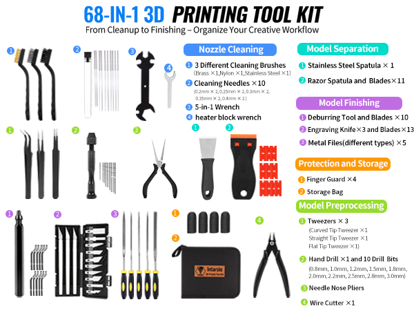 3d printer tools, 3d printer, 3d printer accessories, 3D printed, 3d printer scraper,