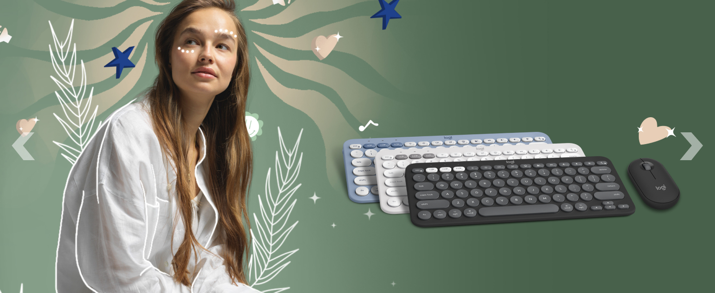 pebble combo 2 for mac wireless keyboard and mouse bundle