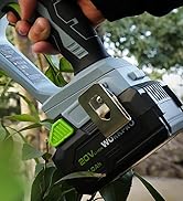 WORKPRO Cordless Detail Belt Sander, Mini Chain Saw, Electric Blower, 3-in-1 Power Tool Combo Kit...