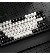 Chilkey ND75 Aluminum Keyboard 75% Percent Wireless Gaming Mechanical Keyboard with LCD Screen, Q...