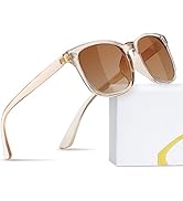 FEIDUSUN Polarized Sunglasses for Women and Men Classic Trendy Sun Glasses with UV Protection