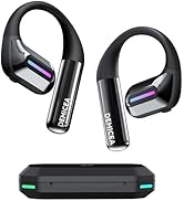 DEMICEA True Bone Conduction Headphones,Open-Ear Headphones,Up to 30H Playtime with Charging Case...