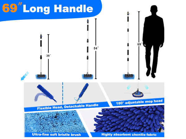 car wash brush with long handle