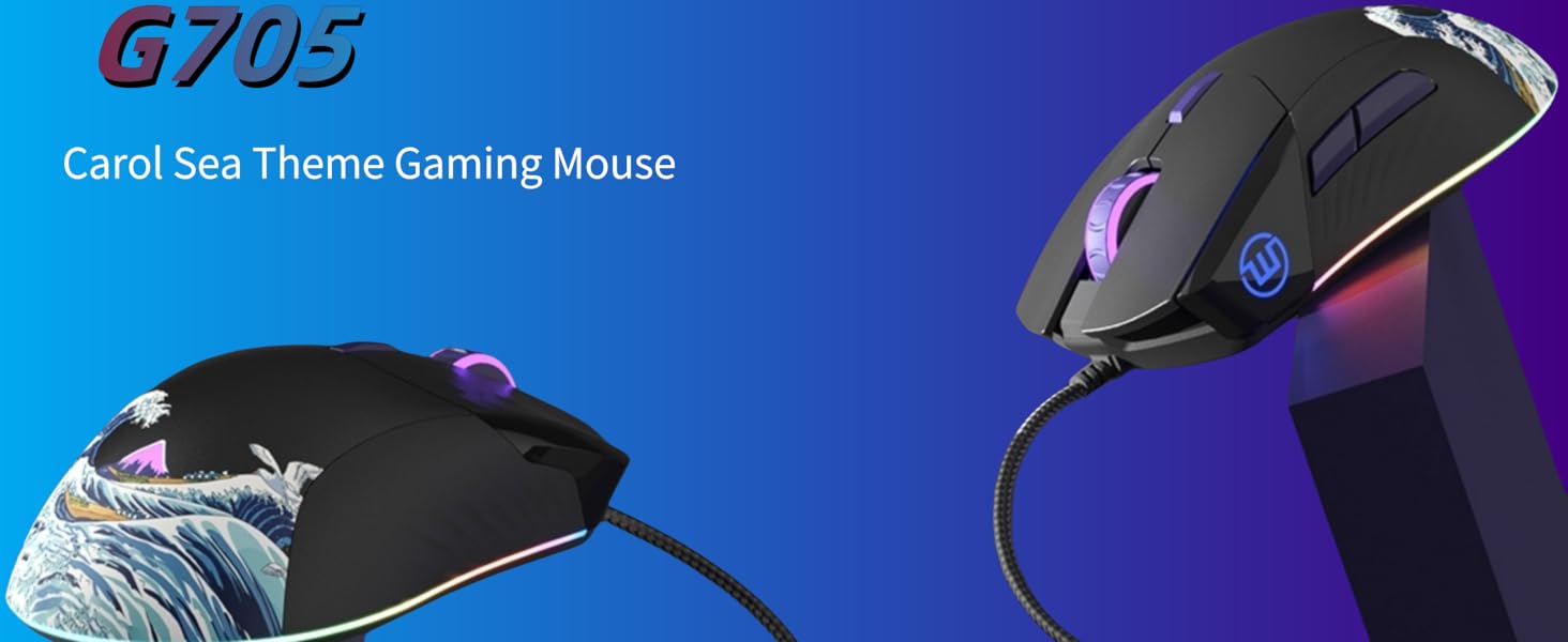 wired gaming mouse