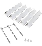 CANDANA 15.3 Inch 7636 Flavorizer Bars with 69787 Burner for Weber Spirit and Spirit II 300 Serie...
