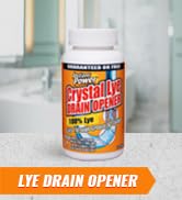 Instant Power 1650 Crystal Lye Drain Opener – 1 Lb, Quick Action Sodium Hydroxide for Sinks and D...