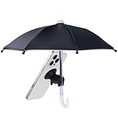 HZZADZXW Cell Phone Umbrella for Sun Shade, Universal Adjustable Stand with Cute Piggy Suction Cu...