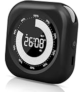 PERSUPER Visual Timer for Kids, 10 Hours Countdown/Up, with Rechargeabili, 3 Brightness Display, ...