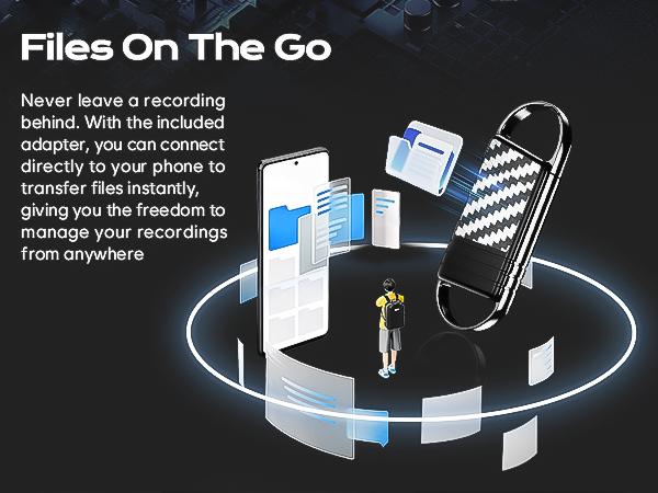 Voice Recorder has a built-in 72GB