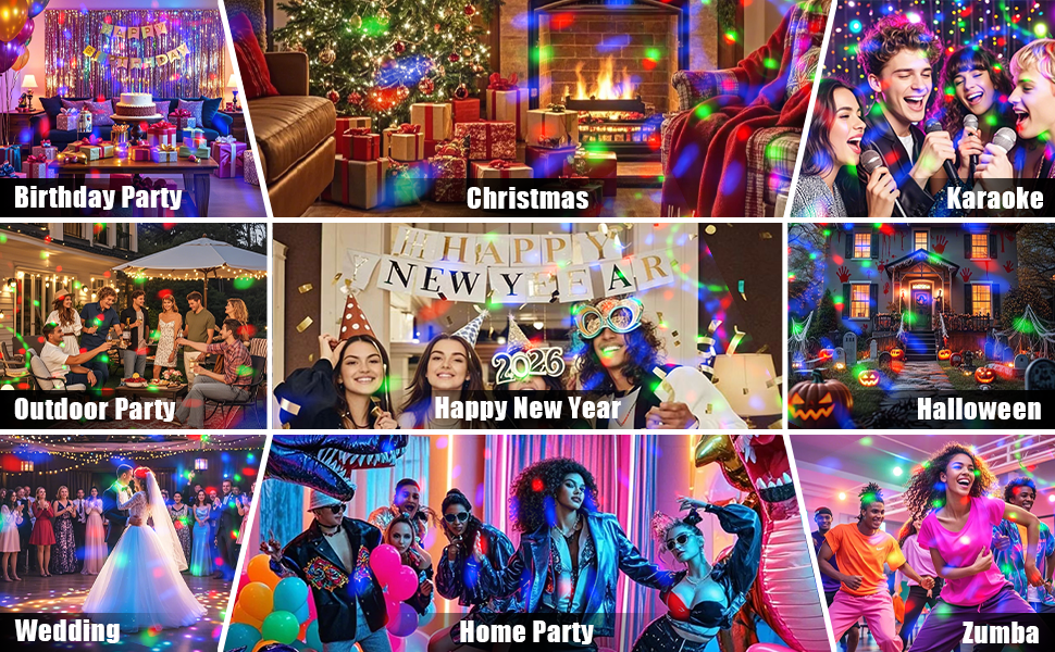 disco ball party lights