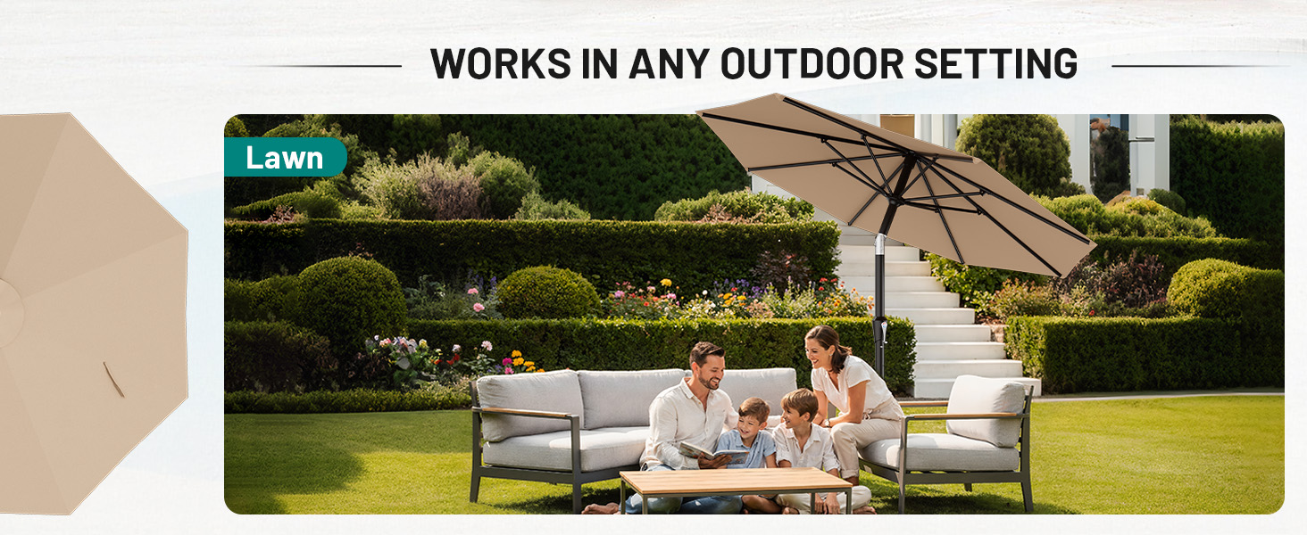 umbrella outdoor patio