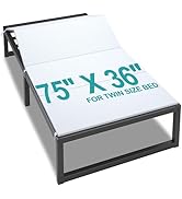 Lutown-Teen Bunkie Board Twin Under Mattress High-Density Polymer Twin Size Bunkie Board Anti-Sag...