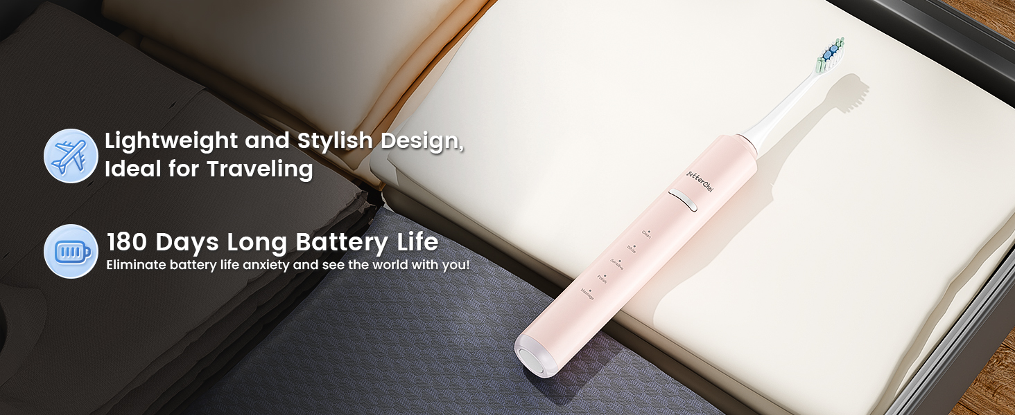 Electric Toothbrush Travel Kit Replacement Heads