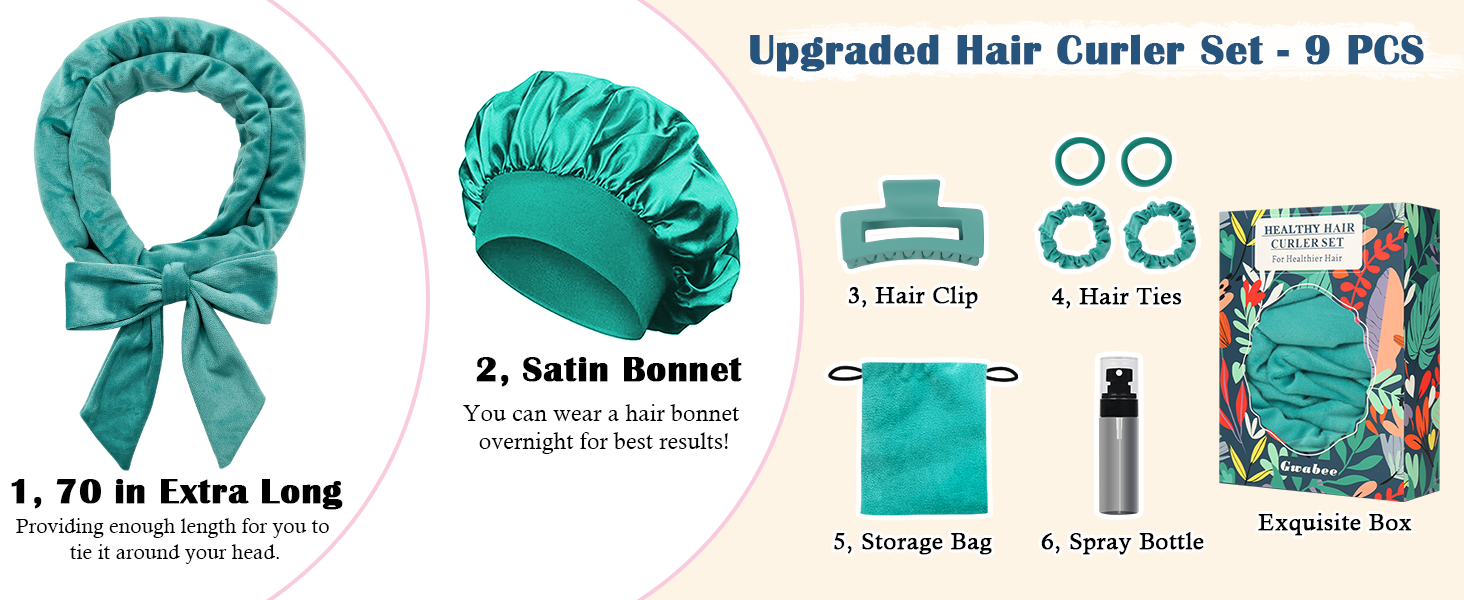 no heat curling headband